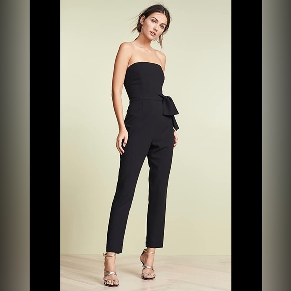 BLACK HALO Harbor Strapless Jumpsuit NWT Size 8! - Picture 9 of 16